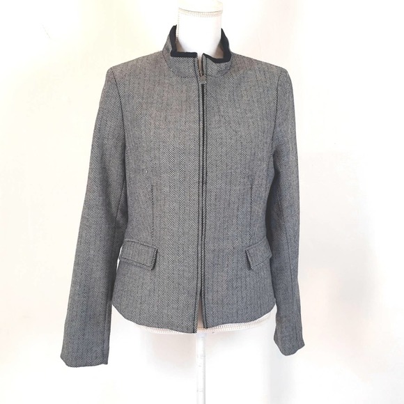 Banana Republic Herring bone  Jacket size 10 - Picture 1 of 9
